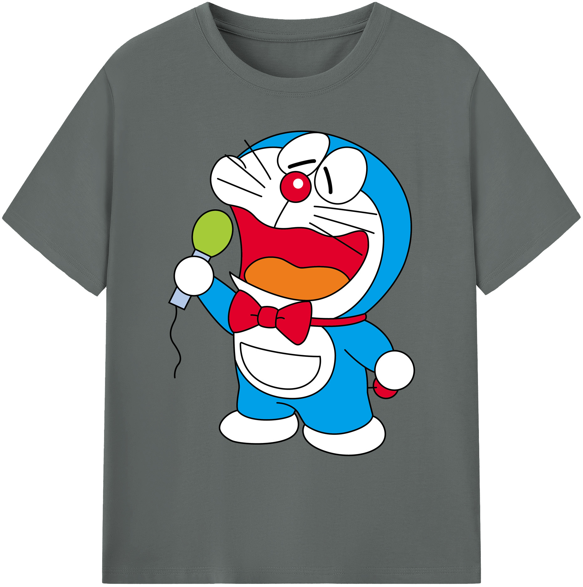 （画像用） ドラえもん Doraemon 綿100％ メンズ半袖Tシャツ｜肌触りやわらか＆通気性